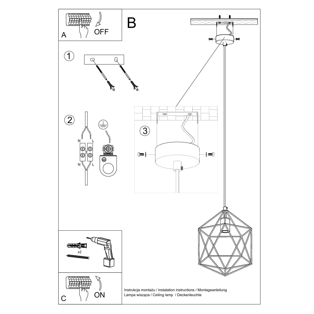 hanglamp-gaspare-zwart