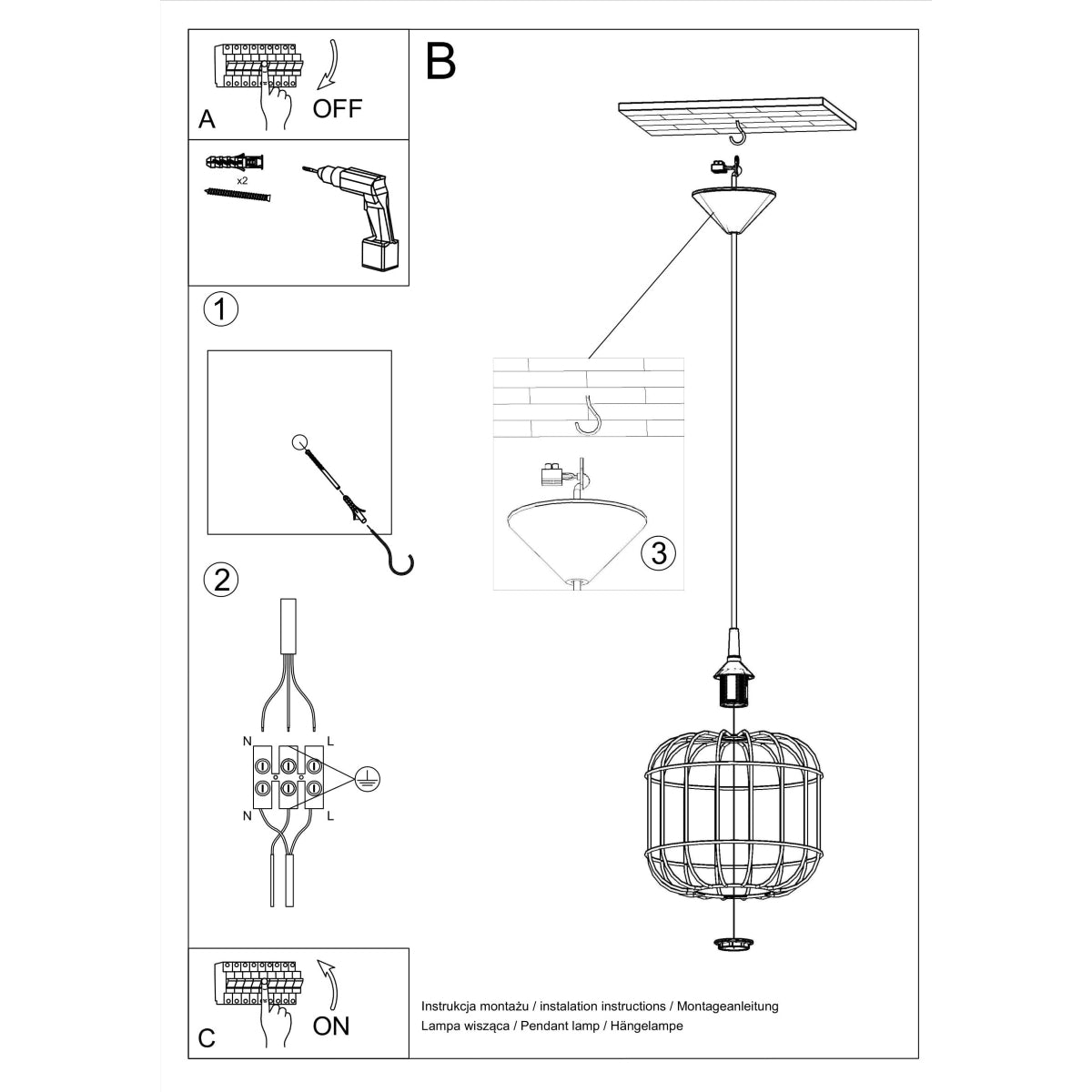 hanglamp-celta-zwart