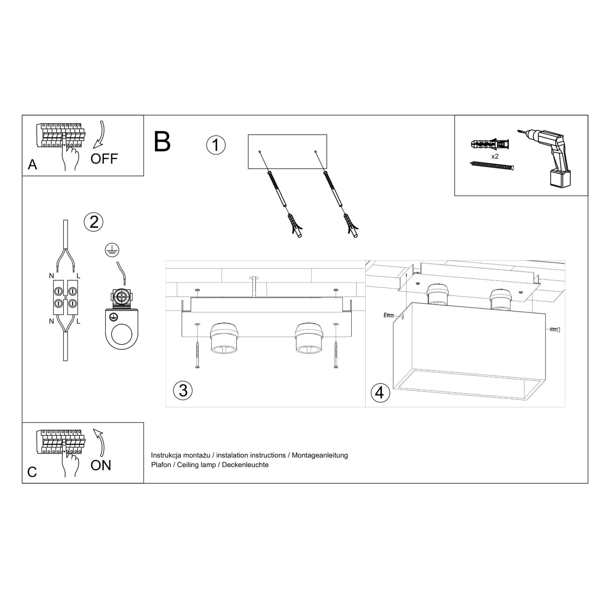 plafondlamp-quad-wit