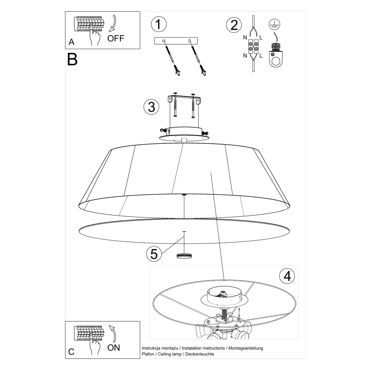 plafondlamp-vega-60-wit