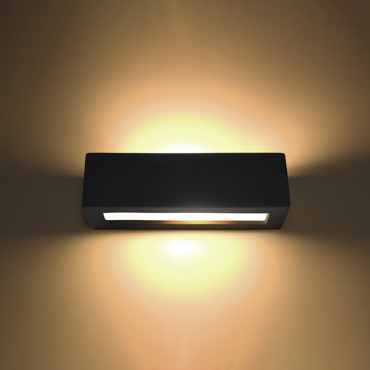 wandlamp-keramiek-vega-zwart