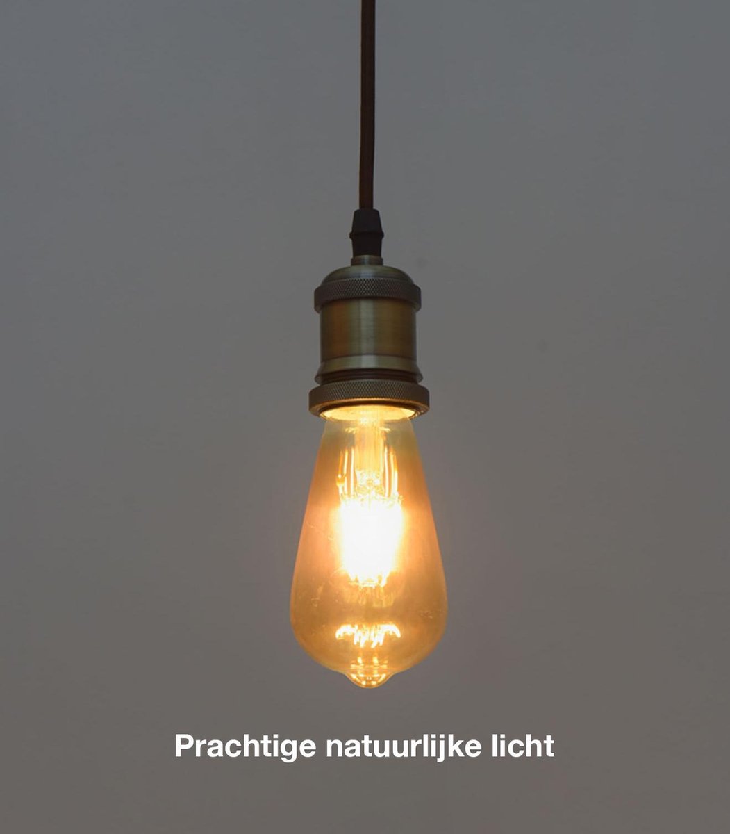 LED Lamp - Filament Lamp - E27 - Dimbaar - Warm Wit - Lucide - Pochon