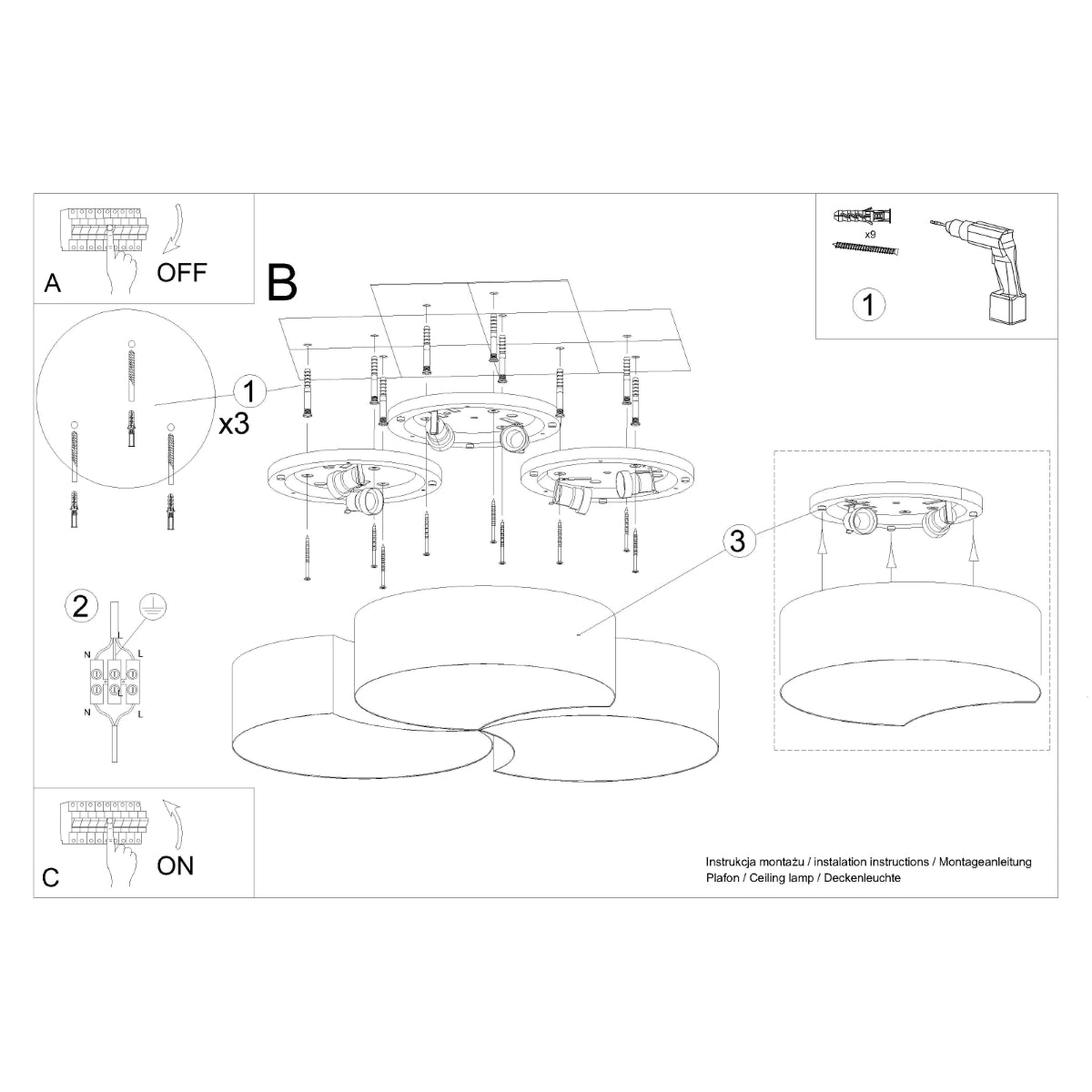 plafondlamp-circle-3b-wit