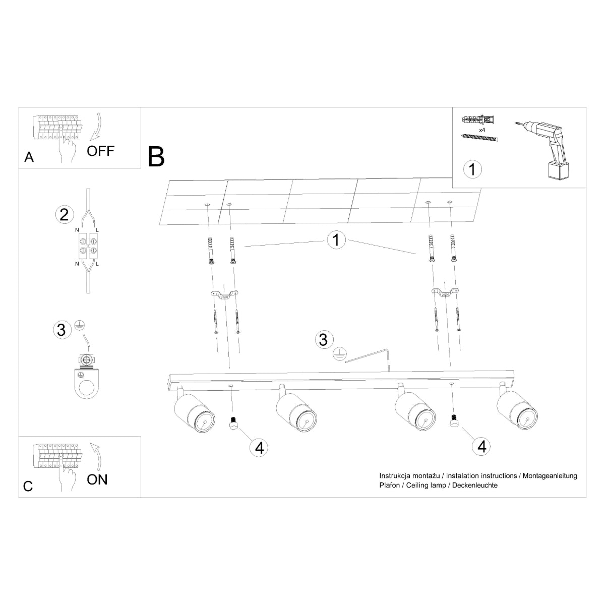 plafondlamp-nero-4-zwart-chroom