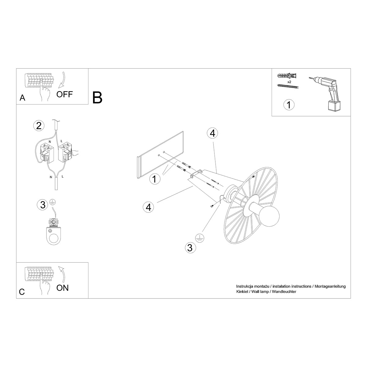 wandlamp-plafondlamp-sirkel-45-zwart