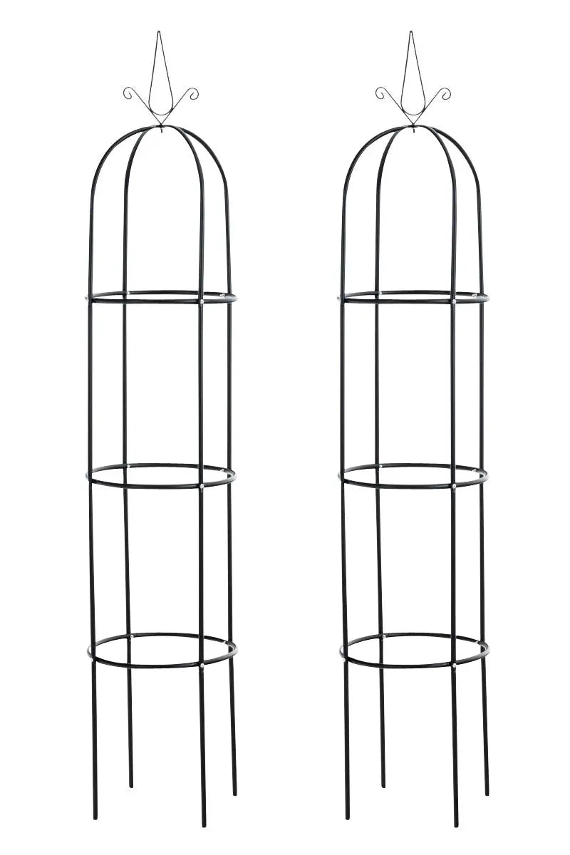 Romance rozenkolom, obelisk, hoogte 190 cm, Ø 38 cm - Pochon