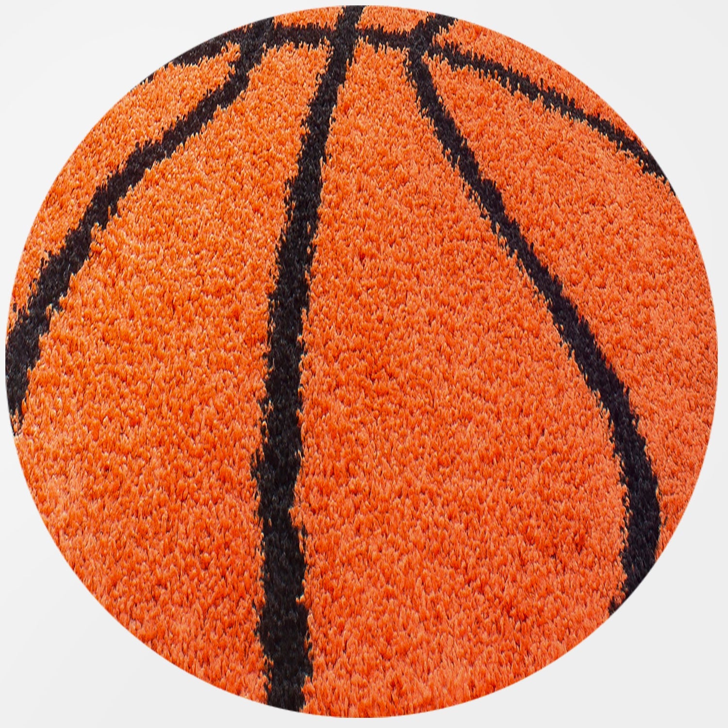 Tapijt Fun - 100Ø - Basketbal - Oranje  Pochon