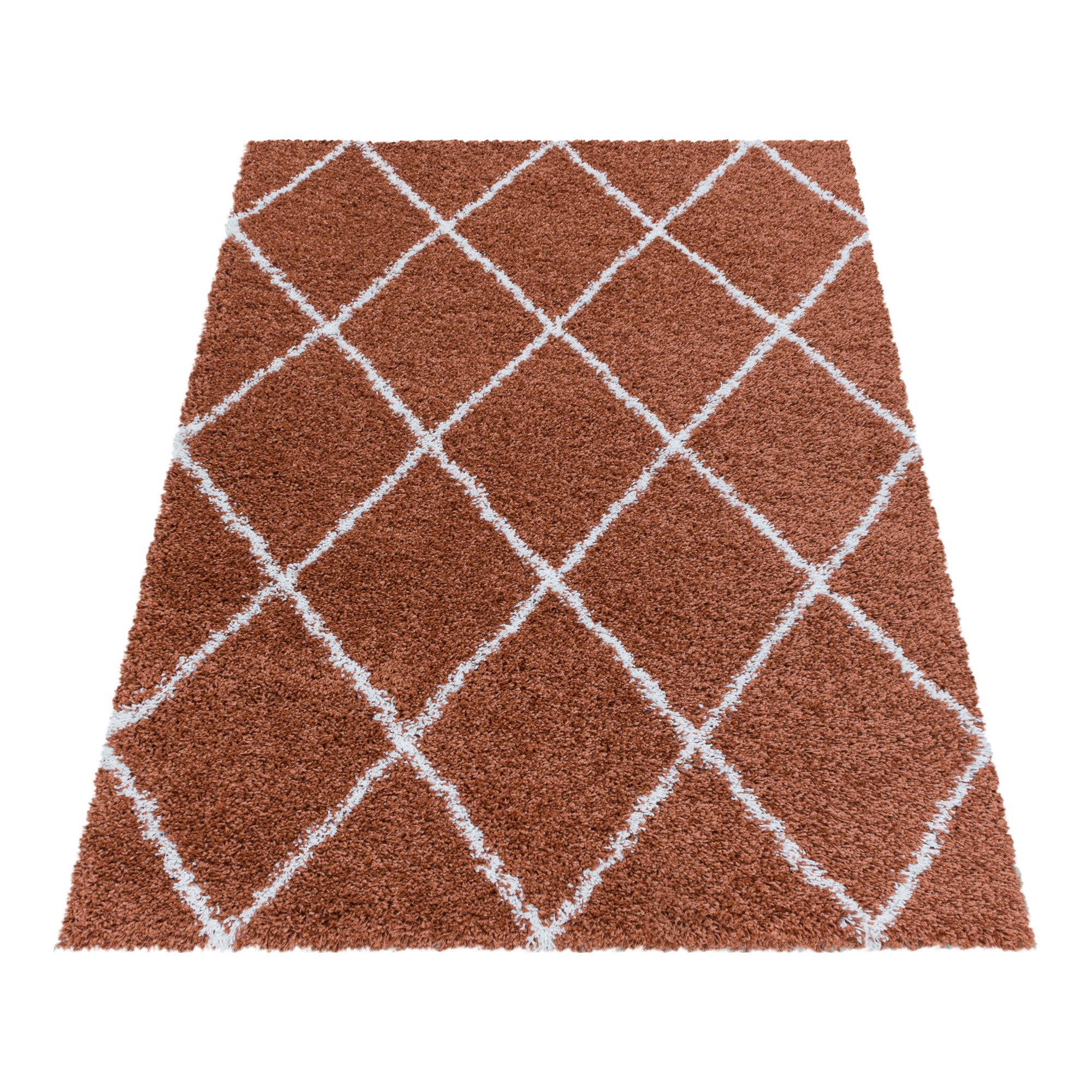 Tapijt Alvor - 60x110 - Geometrisch - Terracotta  Pochon