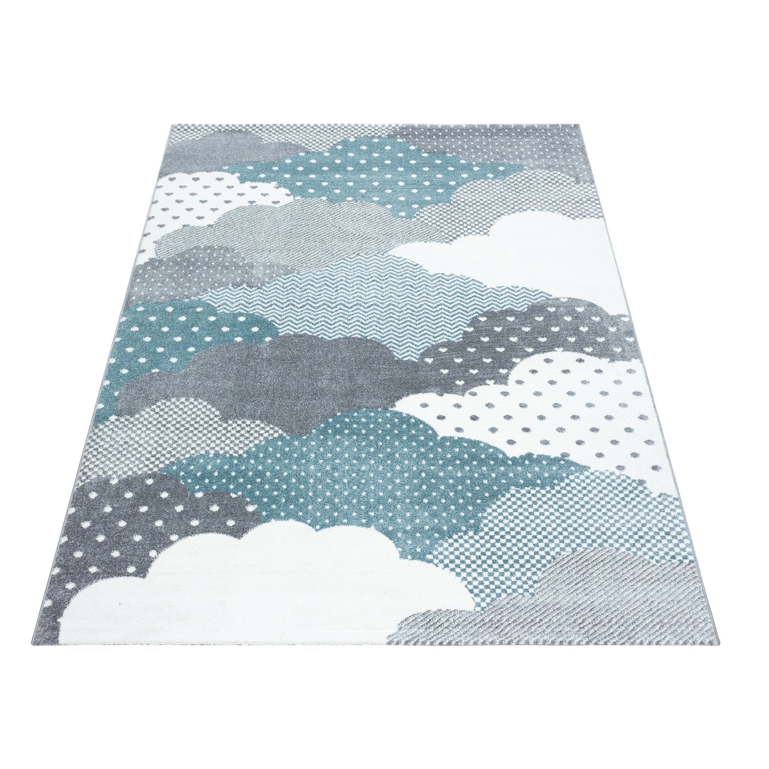 Tapijt Bambi - 80x150 - Wolken - Blauw  Pochon