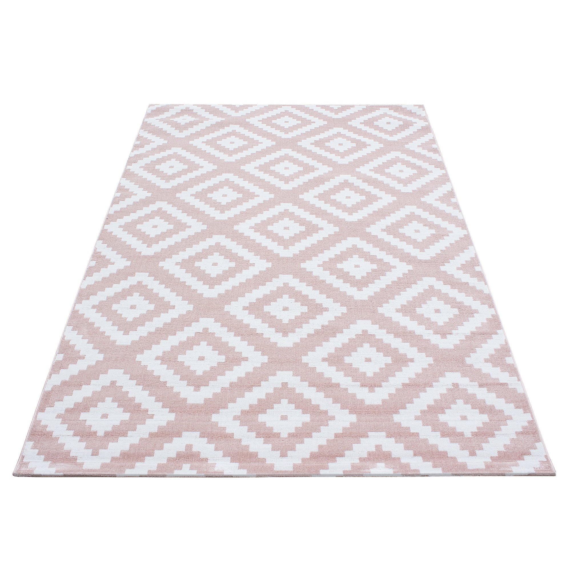 Tapijt Plus - 80x150 - Geometrisch - Roze  Pochon