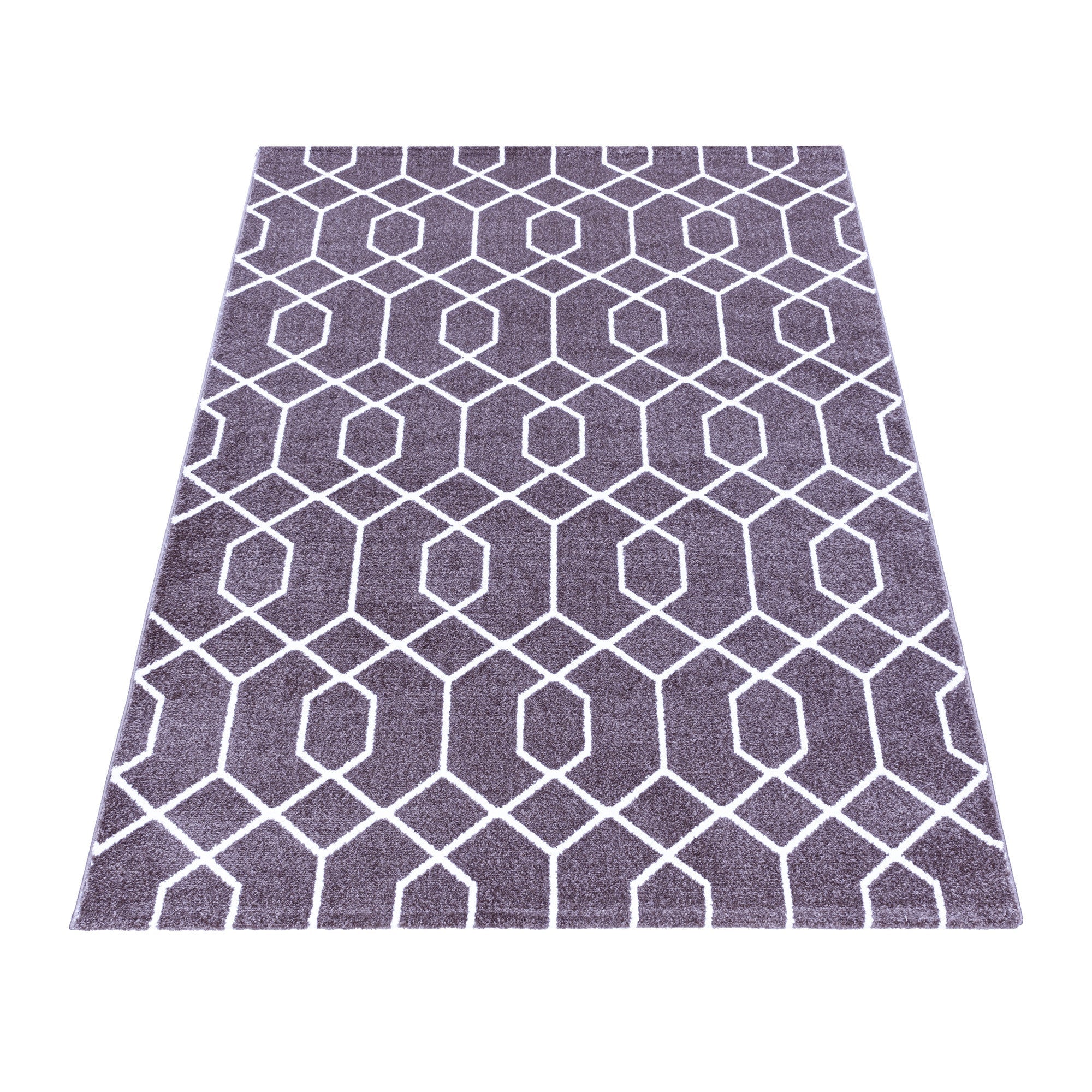 Tapijt Efor - 80x150 - Geometrisch - Paars  Pochon