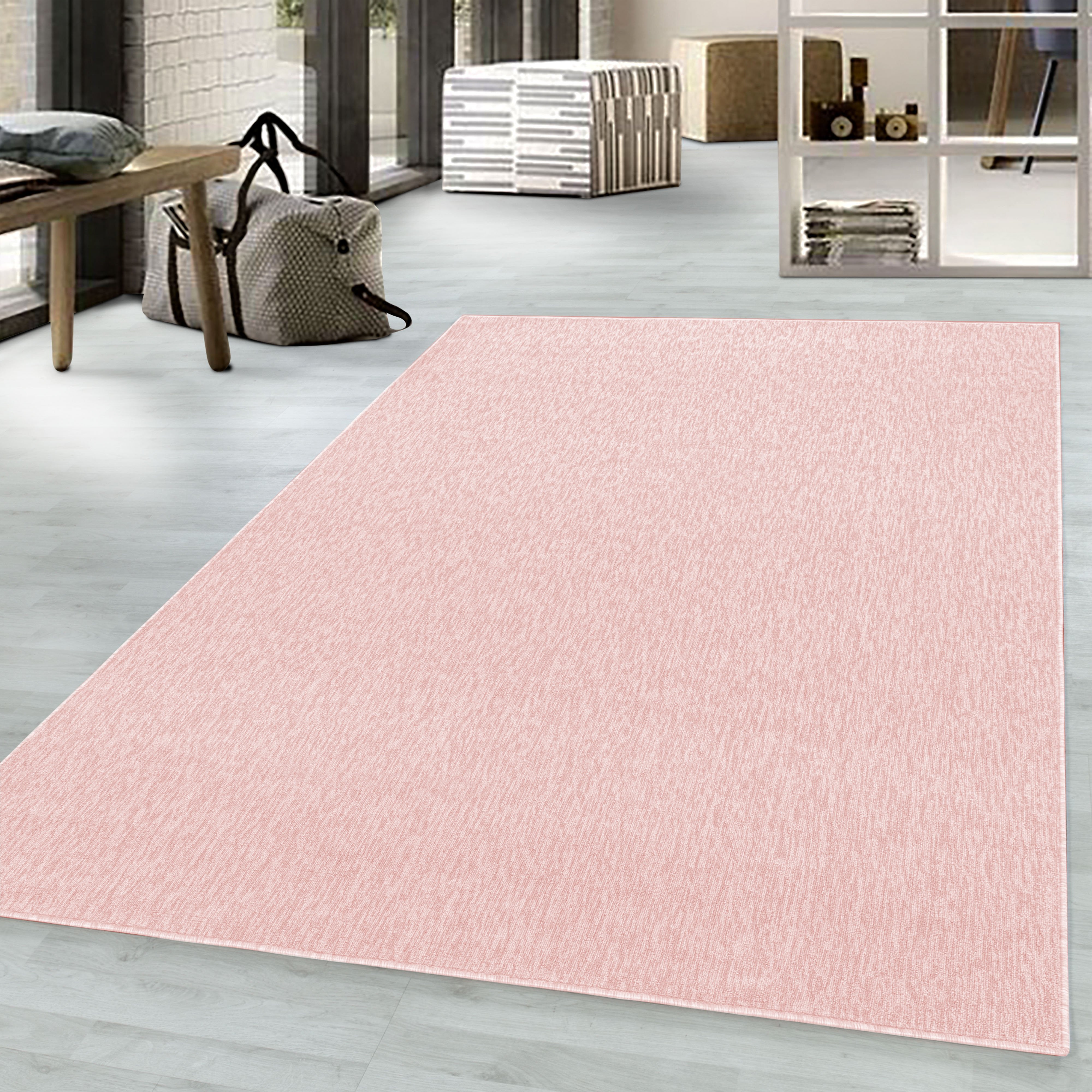 Tapijt Nizza - 60x100 - Effen - Roze  Pochon