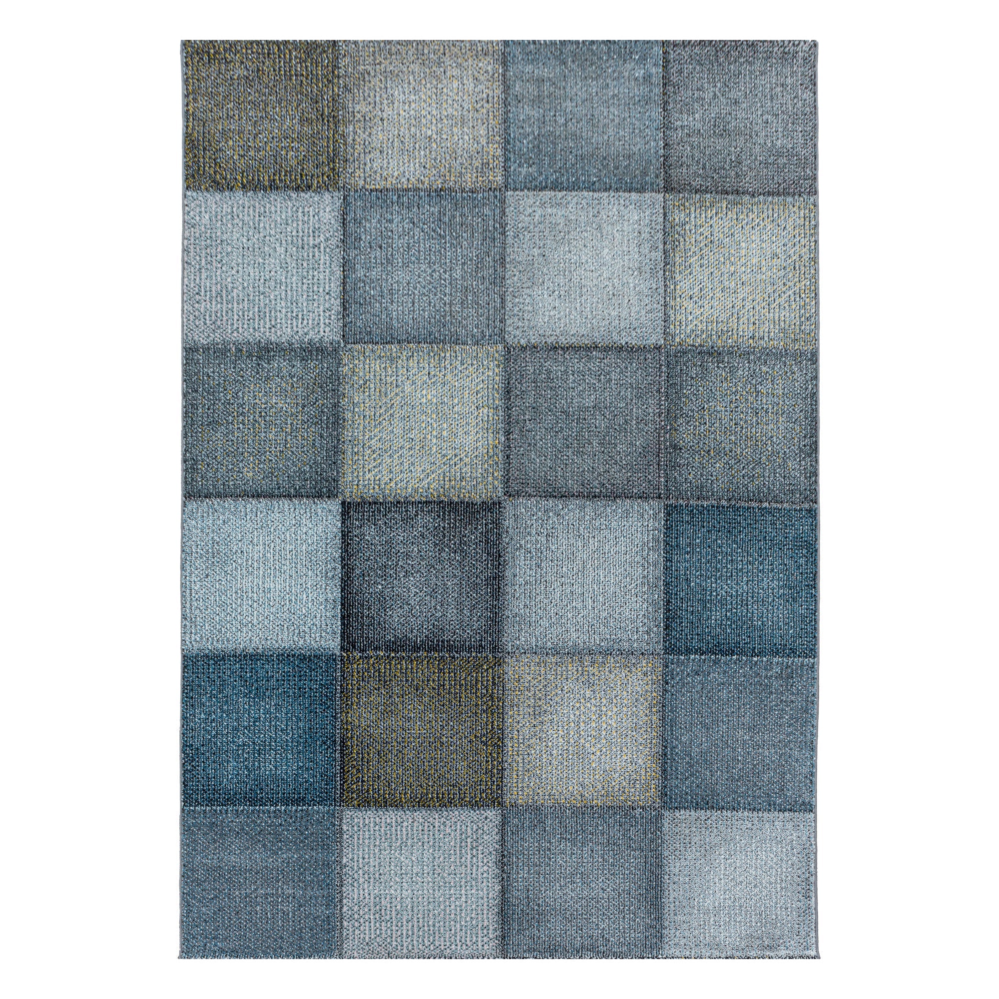 Tapijt Ottawa - 120x170 - Geruit - Blauw  Pochon