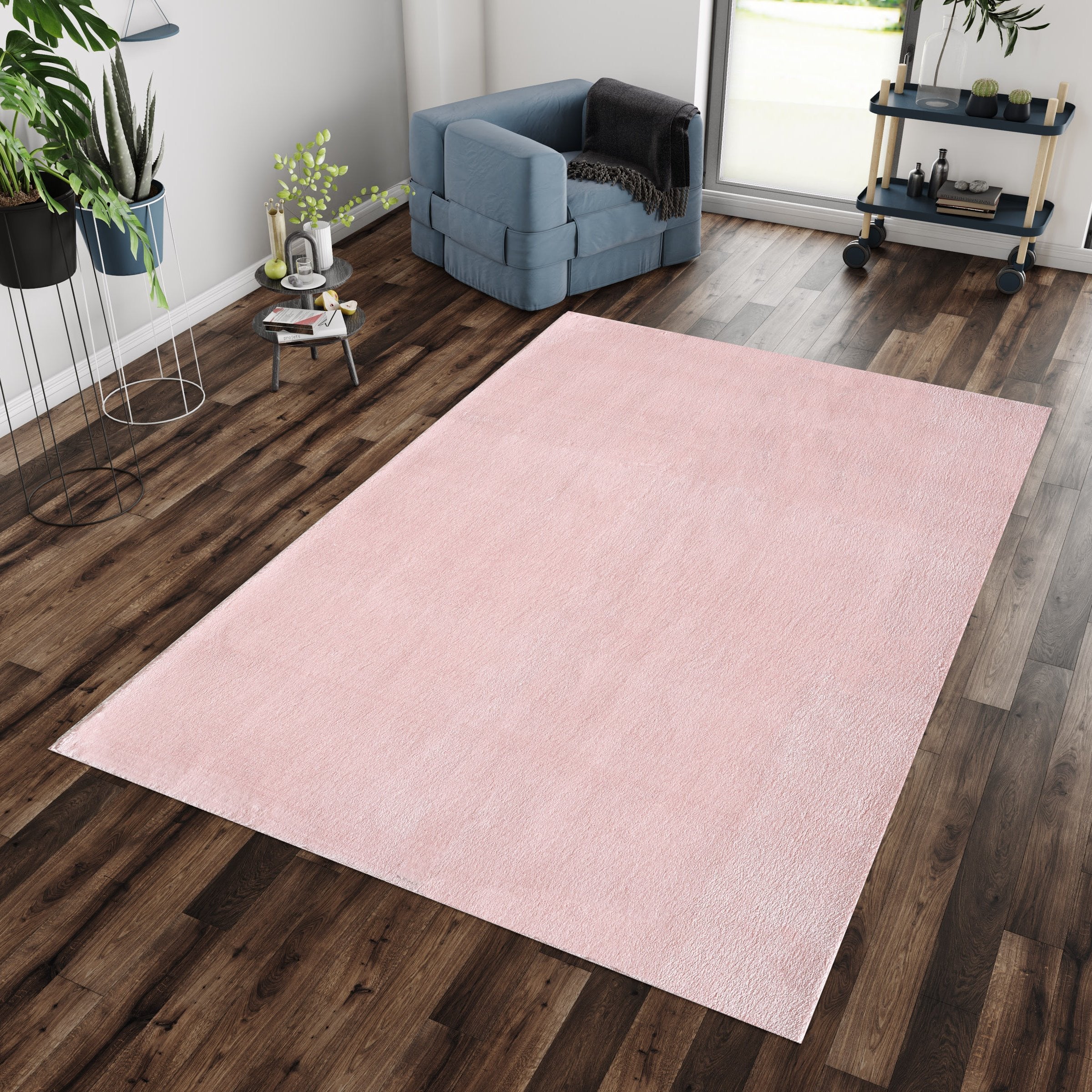 Tapijt Catwalk - 80x150 - Effen - Roze  Pochon